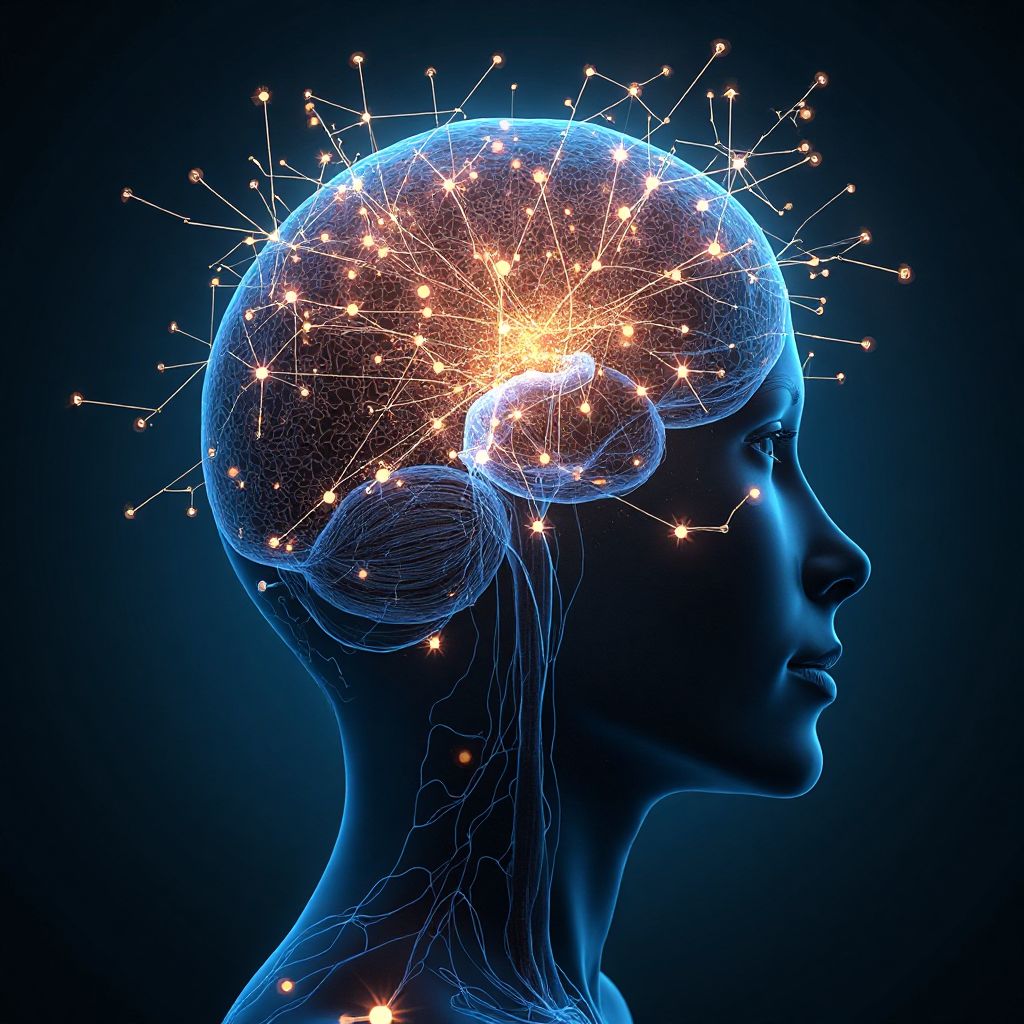 Brain neuroplasticity concept